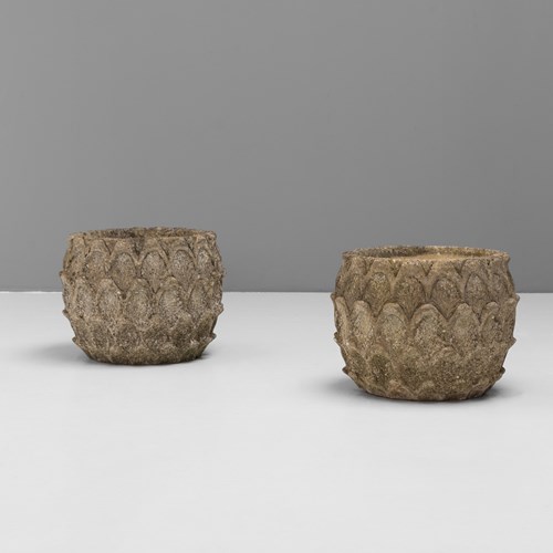 Pair Of Large Garden Pots
