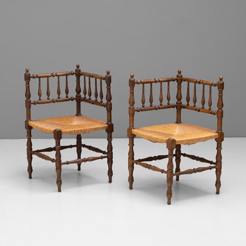Pair Of Corner Chairs