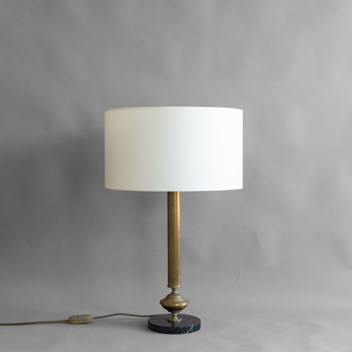 Brass Column Lamp