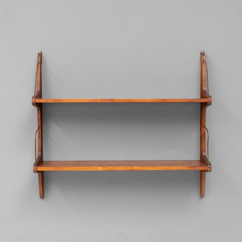 Mid-Century Wall Mounted Shelves