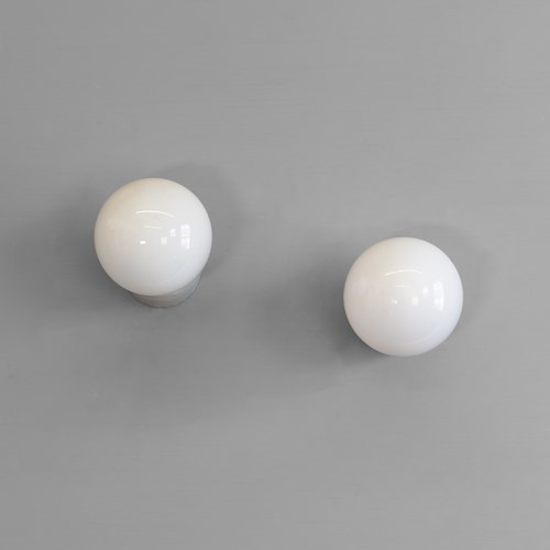 Pair Of Globe Wall Lights