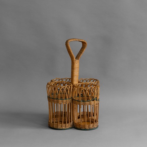 Wicker Bottle Carrier