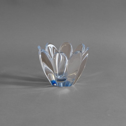 Orrefors Small Glass Petal Bowl