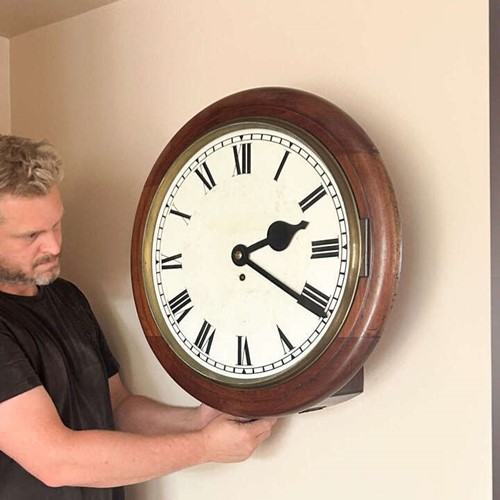 Smith Astral Fusee Wall Clock | Early 1900S Railway