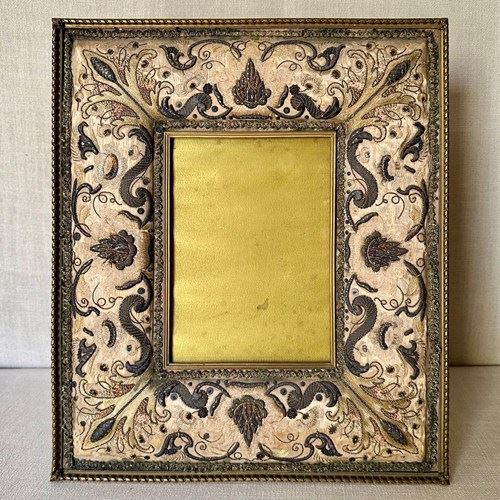 17Th Century Stumpwork Reliquary Frame