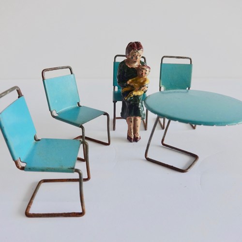 Bahaus Miniture Marcel Breuer Cesca Chairs 