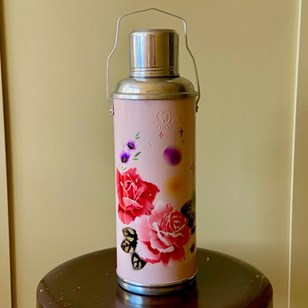  Vintage Japanese Jinjipai Flask 