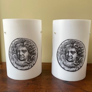 Vintage Fornasetti Style Light Shad...