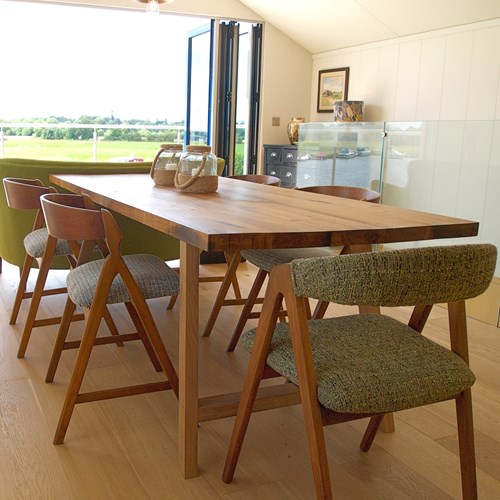Bespoke Table Hand Made With 300 Year Old Oak 