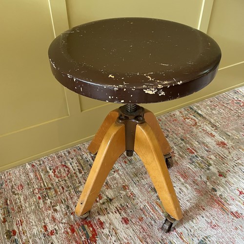  Swedish Industrial Stool 