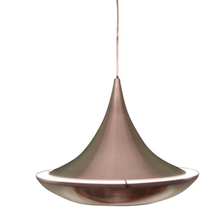 Mid Century Copper Pendant Light 
