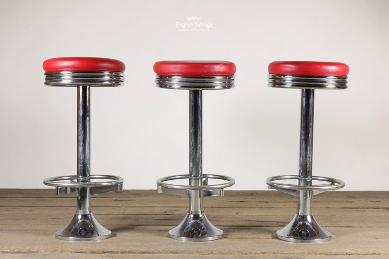 1950s American Diner style red chrome stools-english-salvage-1950s-american-diner-style-red-chrome-stools-23085-pic1-size3-main-637774930781014905.jpg