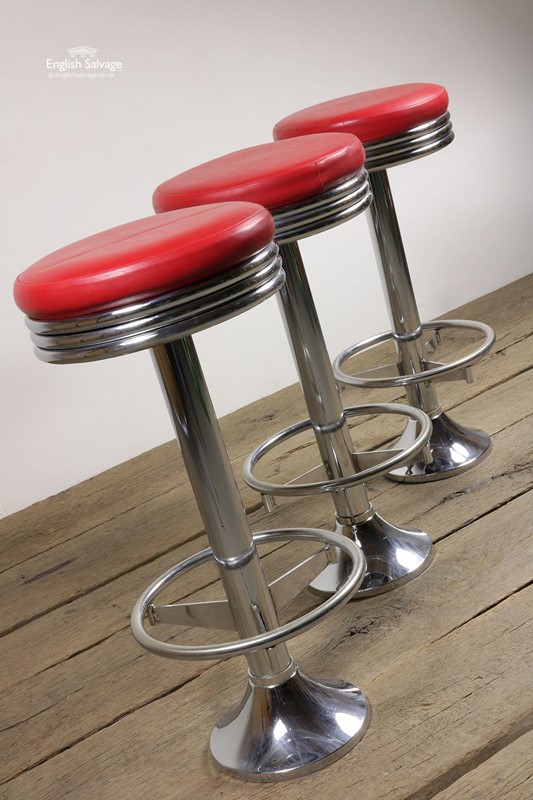 1950s American Diner style red chrome stools-english-salvage-1950s-american-diner-style-red-chrome-stools-23085-pic2-size3-main-637774930854608280.jpg