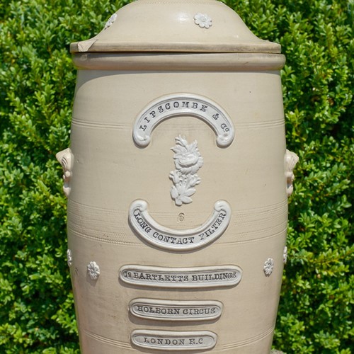 Victorian water filter barrel