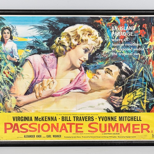 Large mid-century film poster