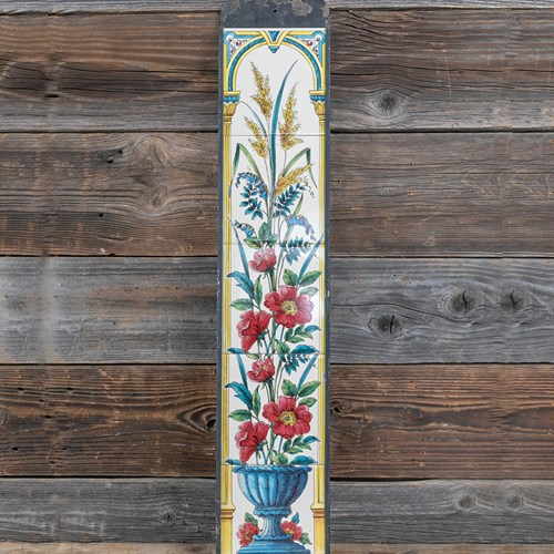 Reclaimed H & R Johnson Floral Tile Set