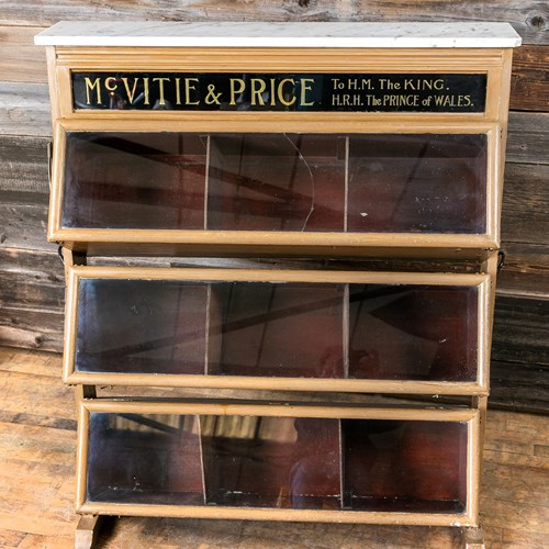 Antique Mcvitie & Price Display Cabinet