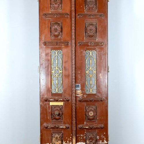 Large 19Th Century Double Door From Lisbon