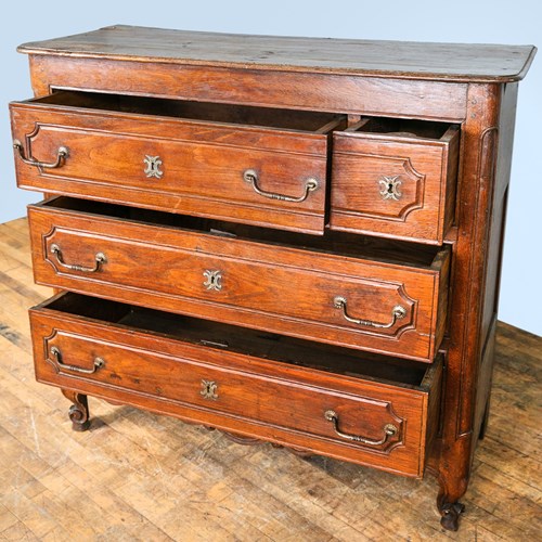 Antique French Oak Chest Of Drawers