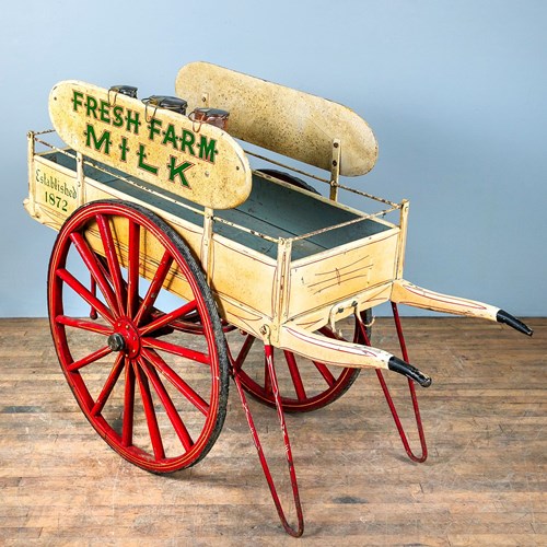 Museum Quality Victorian Milk Vendor's Cart