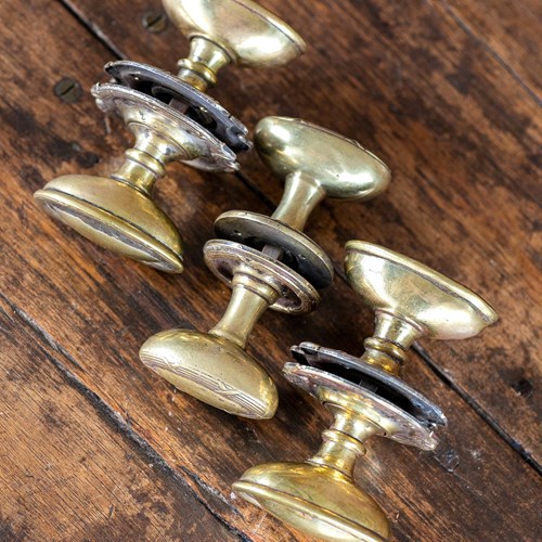 Ornate Antique Oval Door Knobs