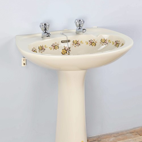 Vintage decorative 1960s basin
