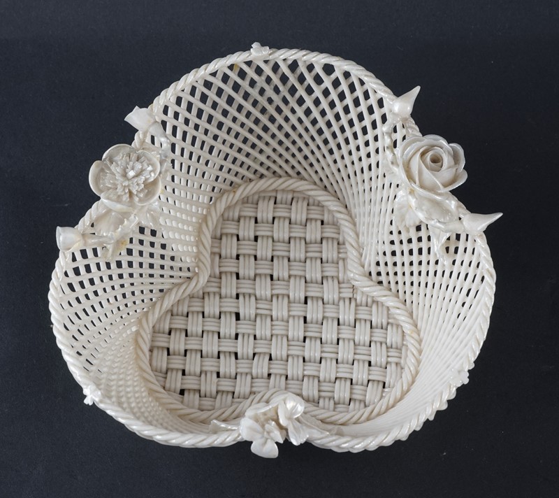 Early belleek lattice basket, circa 1880's-epilogue-one-antiques-dsc02040-main-638028901459148886.JPG