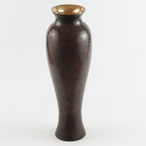 Stamped And Numbered Bronze Vase, Neptune Designs 