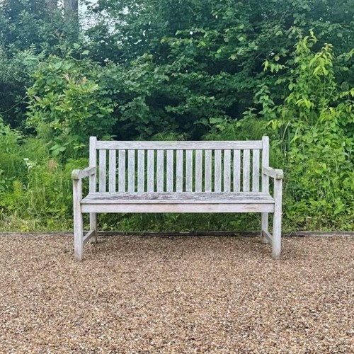 Silvered Teak Bench