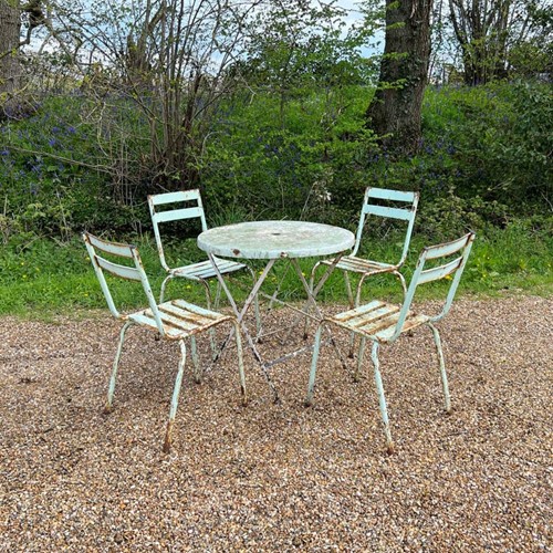 Vintage Green Patio Set