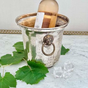 French worn silver plated Champagne...