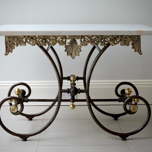 19TH Century, French Pâtisserie Table