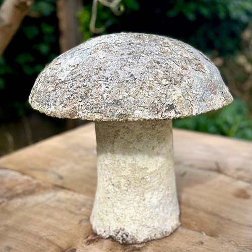 French Mid Century Concrete Mushroom