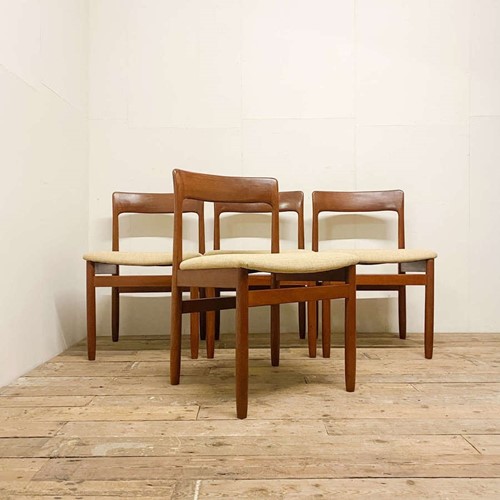 Set of 4 Fonseca Teak Dining Chairs by John Herbert for Younger