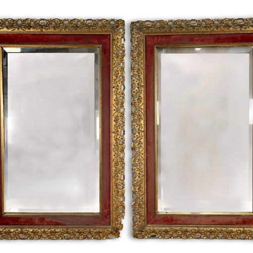 Pair Of Giltwood Mirrors