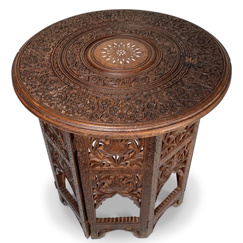 Carved Anglo Indian Table