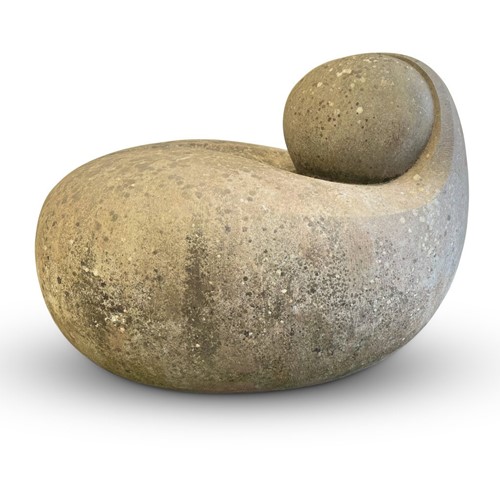 Hand Carved Abstract Stone Sculpture