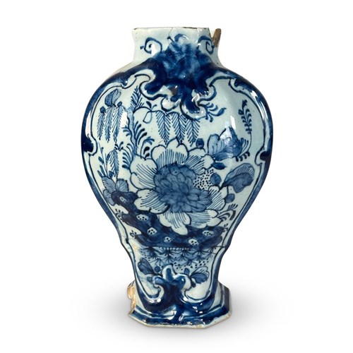 Bulbous Shaped Delft Vase