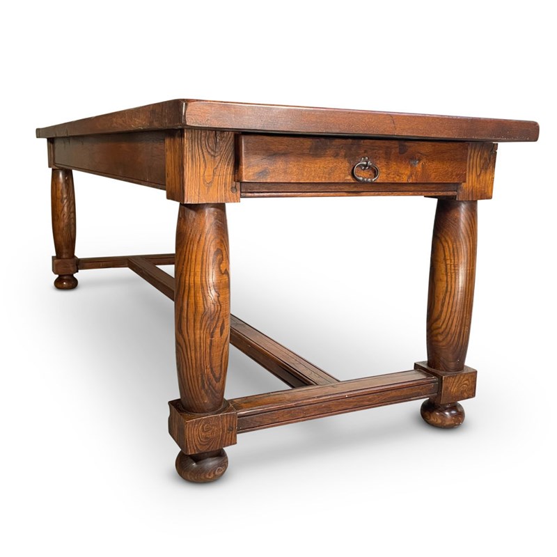 Chestnut Dining Table With Two End Drawers-fontaine-decorative-fon5732-b-webready-main-638221541726756010.jpg