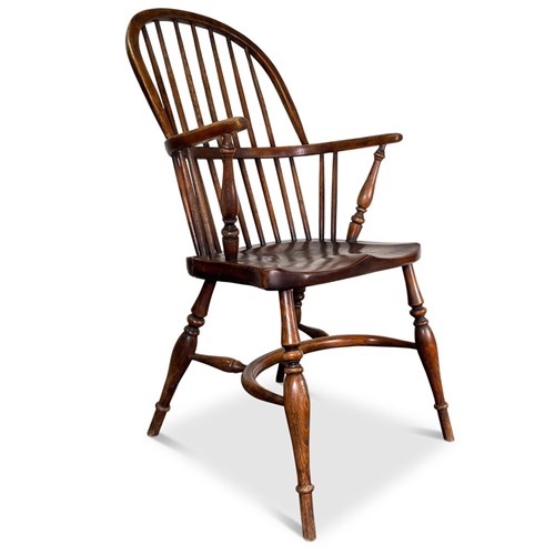 Elm And Ash Loop Back Windsor Style Elbow Chair
