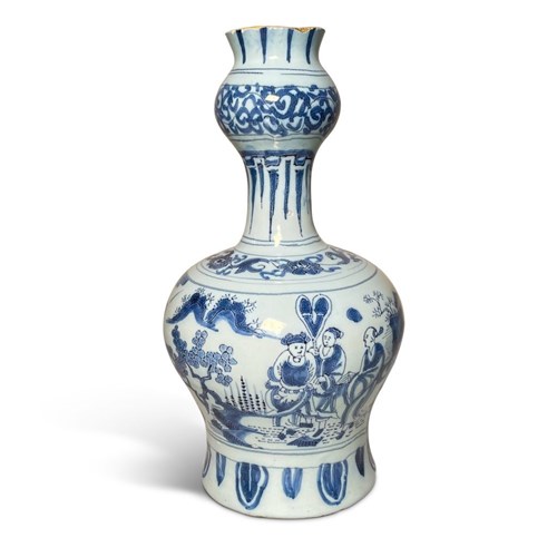 Delft Double Gourd Vase 