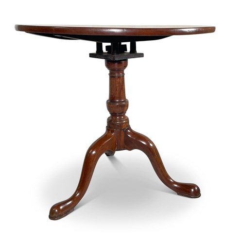 Mahogany Tripod Pedestal Table