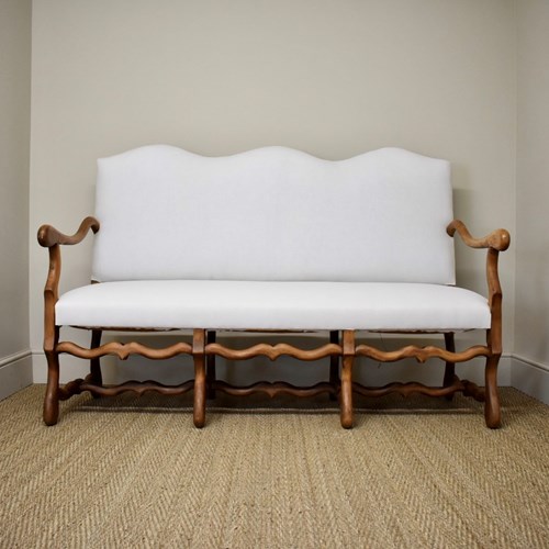 French Os De Mouton Sofa (Reupholstery Incl)