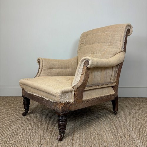 Cornelius V Smith Victorian Armchair (Reupholstery Inclusive)