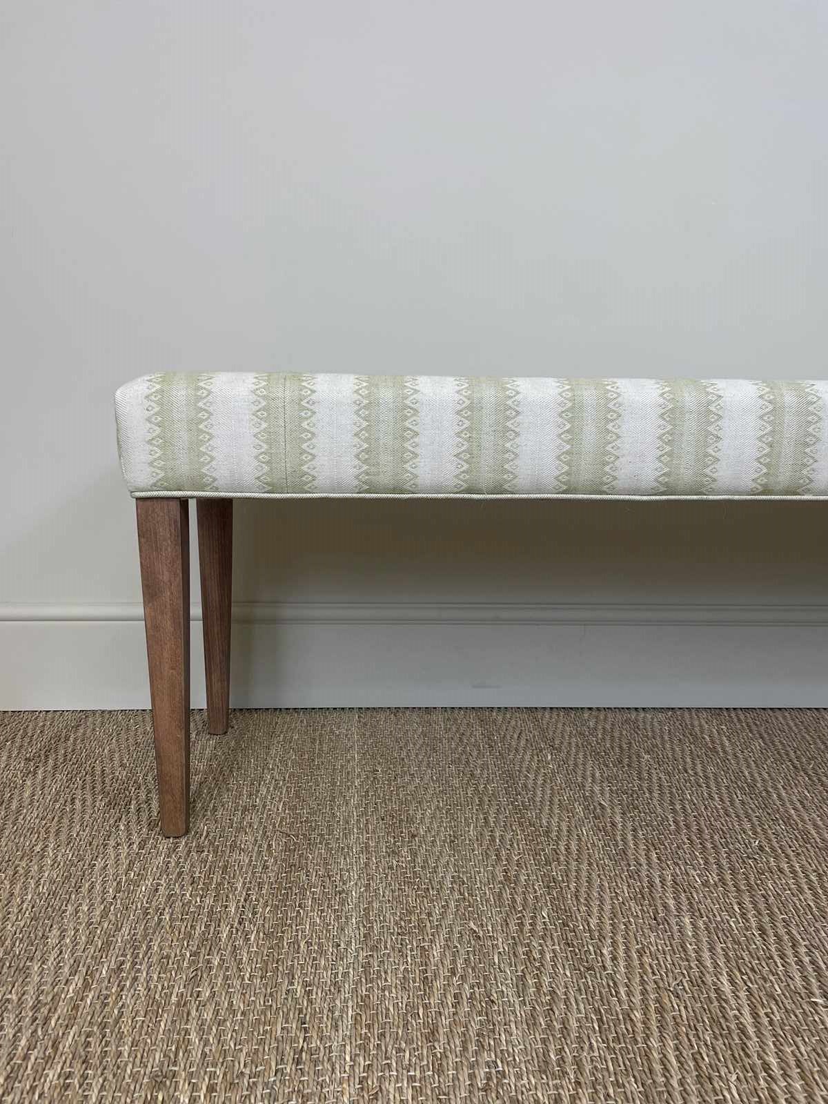 Long deals fabric bench