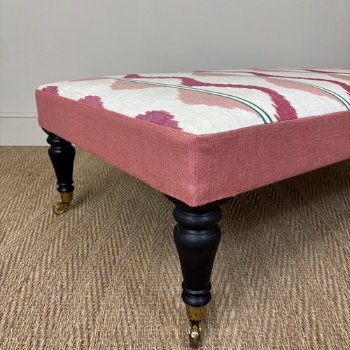 Handmade Traditionally Upholstered Footstool