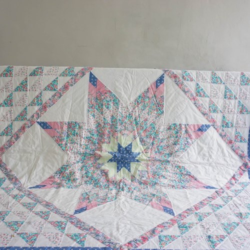  Large Antique Patchwork Quilt