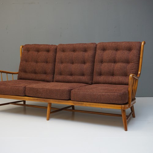 Three Seat Mid-Century Sofa