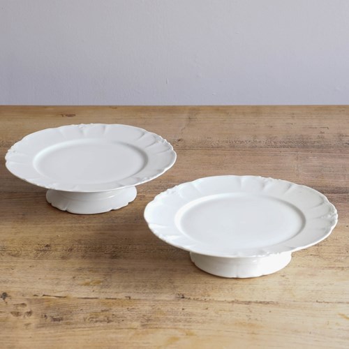 Pair Of Limoge Stands