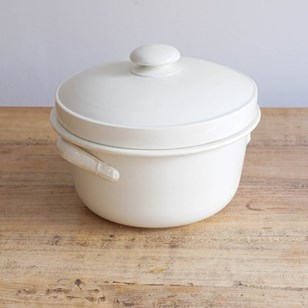 Large Antique French Stoneware Ture...